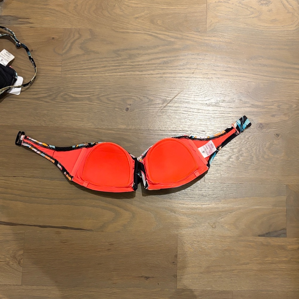 Vibrant Red Bikini Top